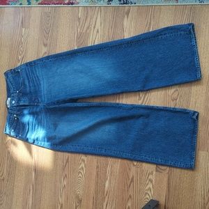 Madewell super wide leg jeans